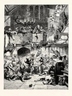 Tudor Times: Christmas Revels In The Baronial Hall 12" X 16" Just The Print 6 Tudor Times: Christmas Revels In The Baronial Hall 12" X 16" Just The Print -The Print Shop tudor times christmas revels in the baronial hall u L Q1QDDH30 2
