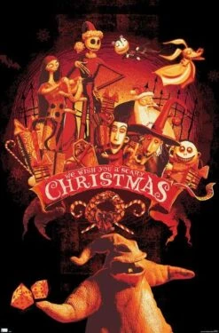Disney Tim Burton's The Nightmare Before Christmas - Red Group 22" X 34" Just The Poster