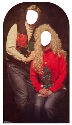 Ugly Christmas Sweater Portrait Stand-in