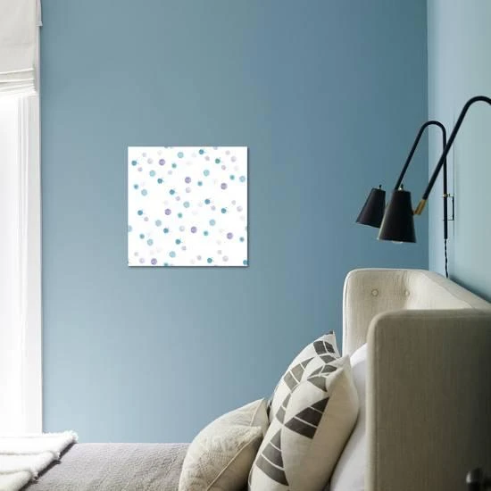 Vector Colorful Watercolor Winter Background. Isolated Christmas Hand Drawn Seamless Texture. Aqua 16" X 16" Just The Print 2 Vector Colorful Watercolor Winter Background. Isolated Christmas Hand Drawn Seamless Texture. Aqua 16" X 16" Just The Print - Image 2