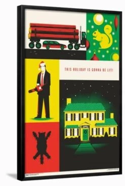 Warner 100th Anniversary - National Lampoon's Christmas Vacation 22" X 34" Essential Black Frame 11 Warner 100th Anniversary - National Lampoon's Christmas Vacation 22" X 34" Essential Black Frame -The Print Shop warner 100th anniversary national lampoon s christmas vacation u L Q1RG3ME27X2FA 1
