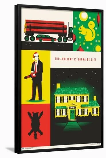 Warner 100th Anniversary - National Lampoon's Christmas Vacation 22" X 34" Essential Black Frame 4 Warner 100th Anniversary - National Lampoon's Christmas Vacation 22" X 34" Essential Black Frame - Image 4