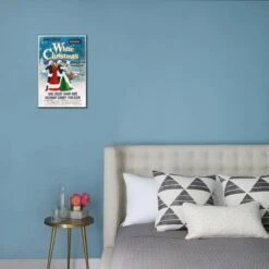 White Christmas, 1954 12" X 18" Wood Mount