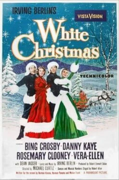 White Christmas, 1954 12" X 18" Stretched Canvas